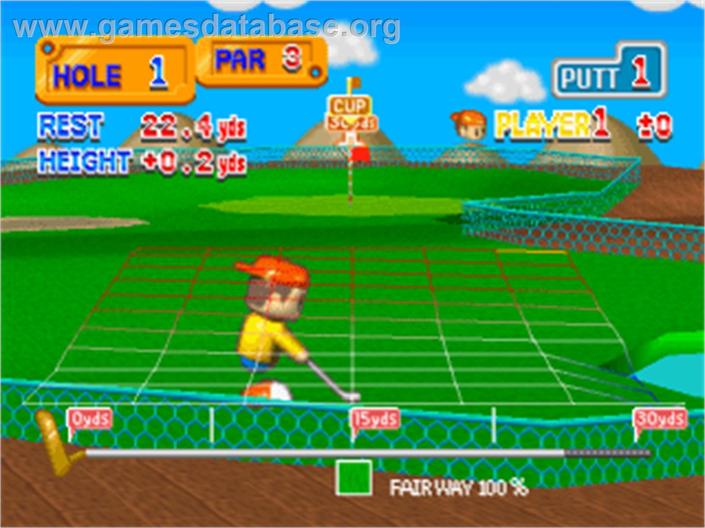 Putter Golf - Sony Playstation - Artwork - In Game