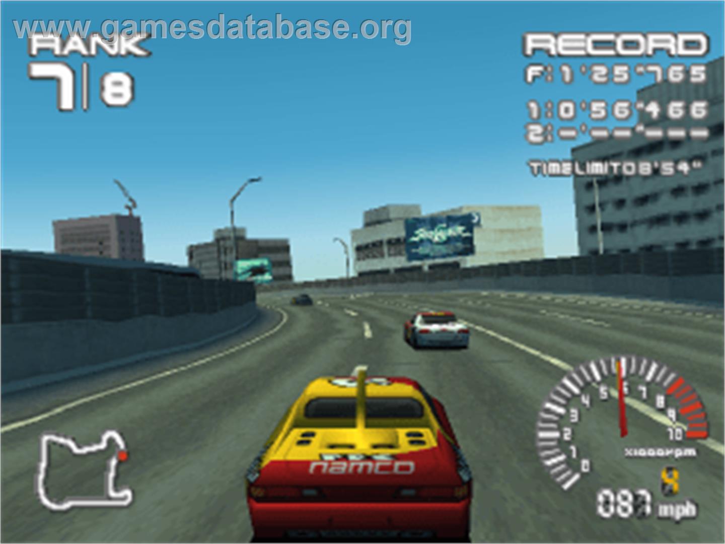 R4 Ridge Racer Type 4 - Sony Playstation - Artwork - In Game
