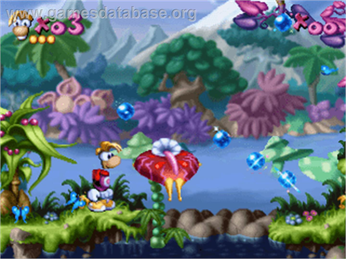 Rayman / Rayman 2: The Great Escape - Sony Playstation - Artwork - In Game