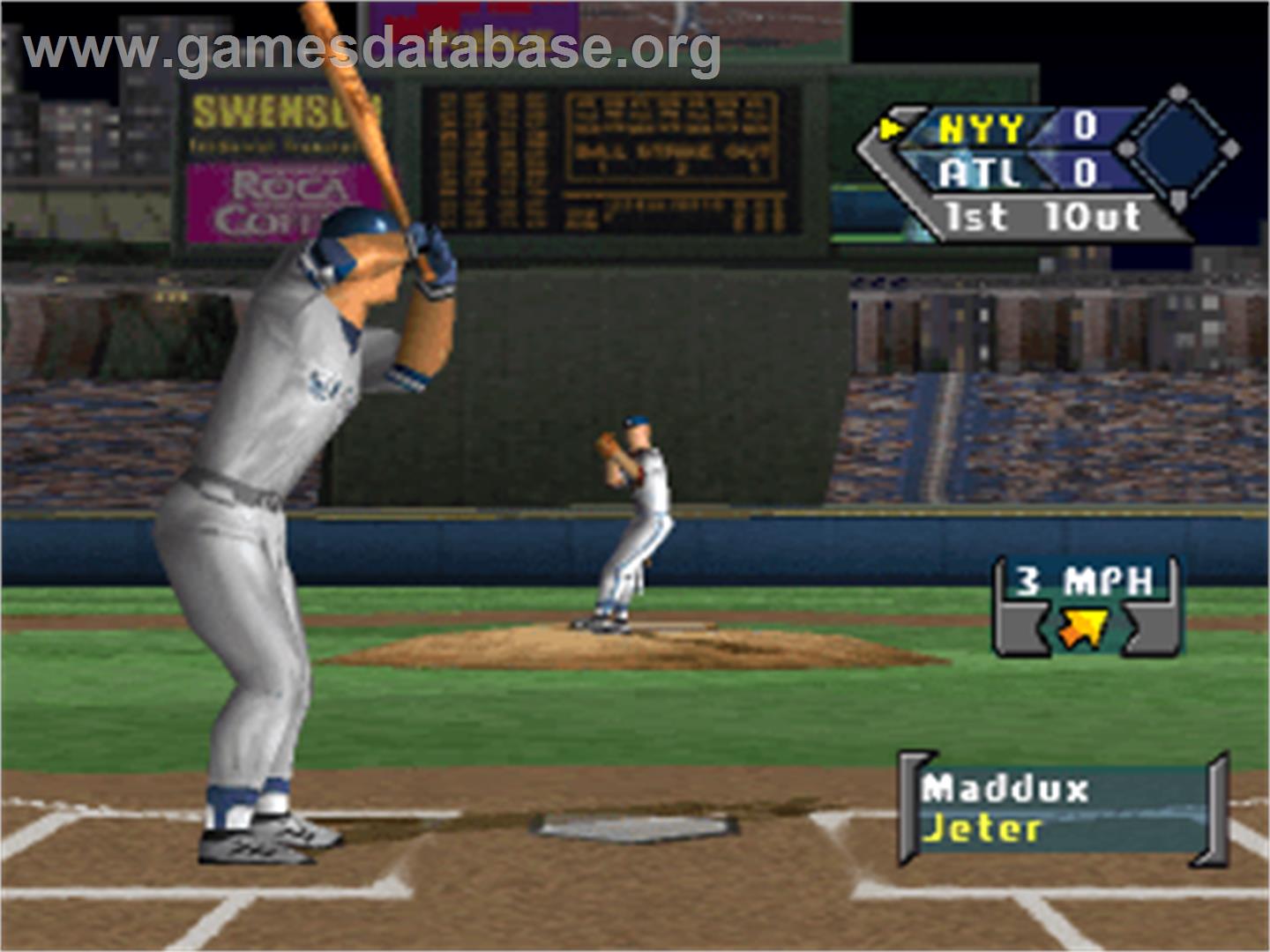 Sammy Sosa High Heat Baseball 2001 - Sony Playstation - Artwork - In Game