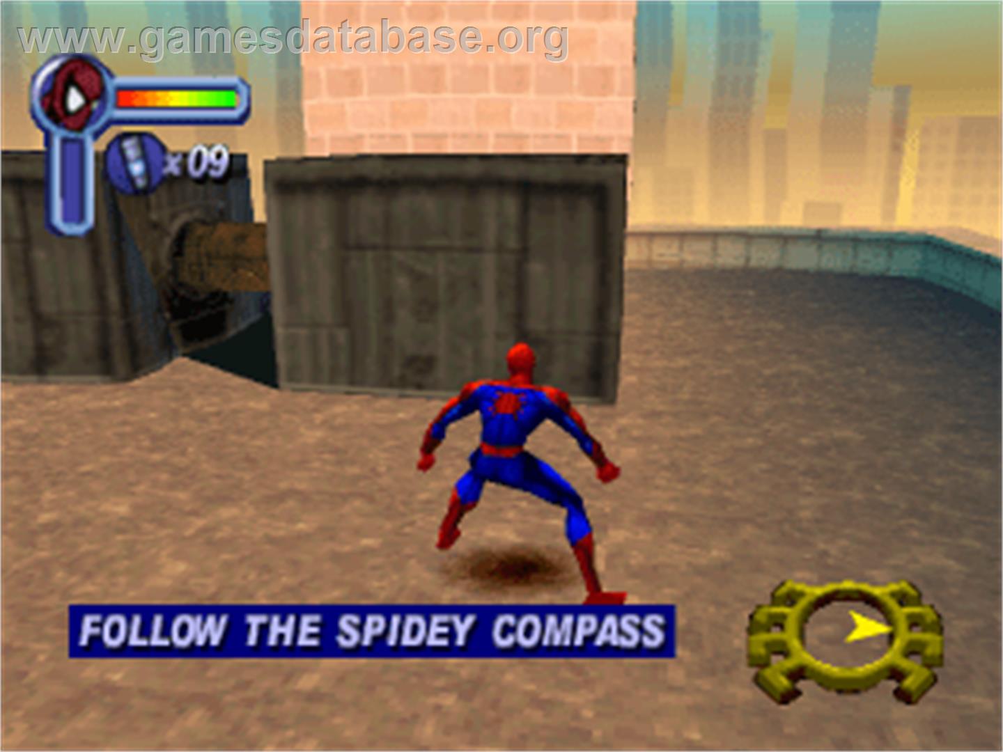 Spider-Man - Sony Playstation - Artwork - In Game