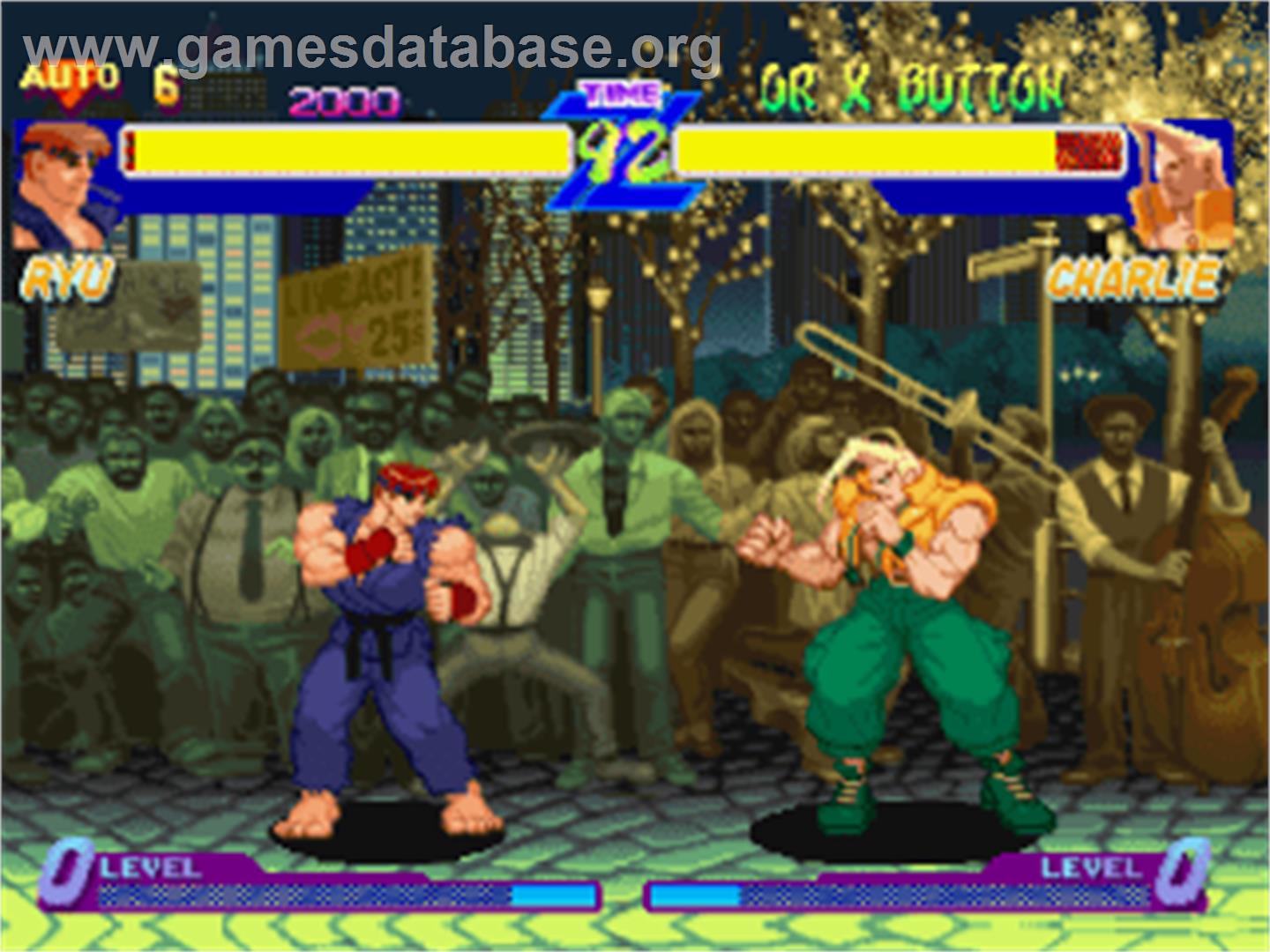 Street Fighter Alpha: Warriors' Dreams - Sony Playstation - Artwork - In Game