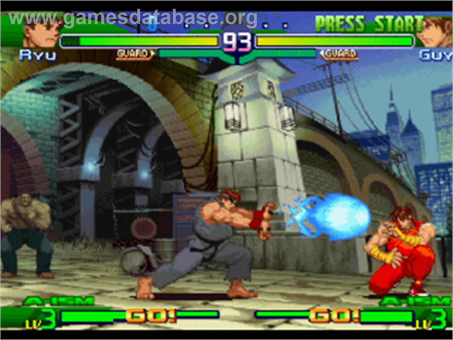 Street Fighter Alpha 3 - Sony Playstation - Artwork - In Game