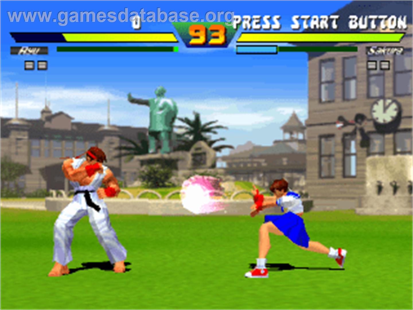Street Fighter EX Plus Alpha - Sony Playstation - Artwork - In Game