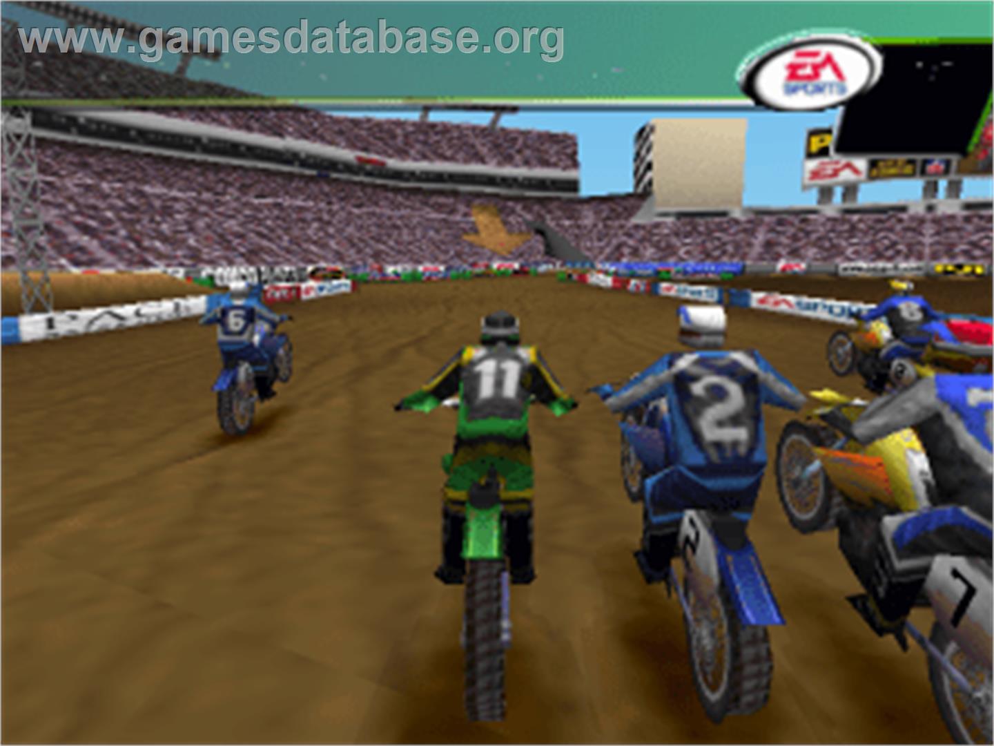 Supercross 2000 - Sony Playstation - Artwork - In Game