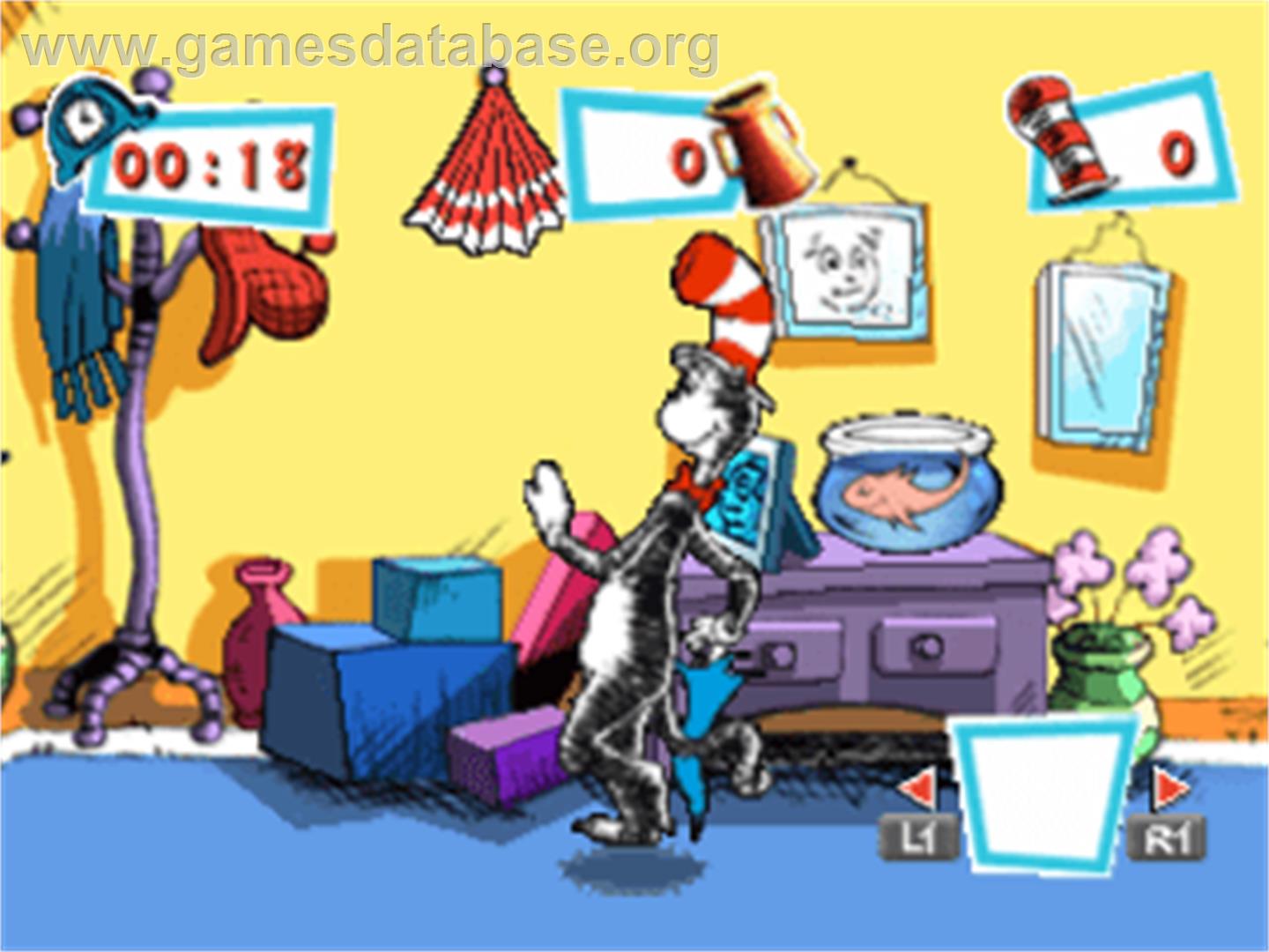 The Cat in the Hat - Sony Playstation - Artwork - In Game