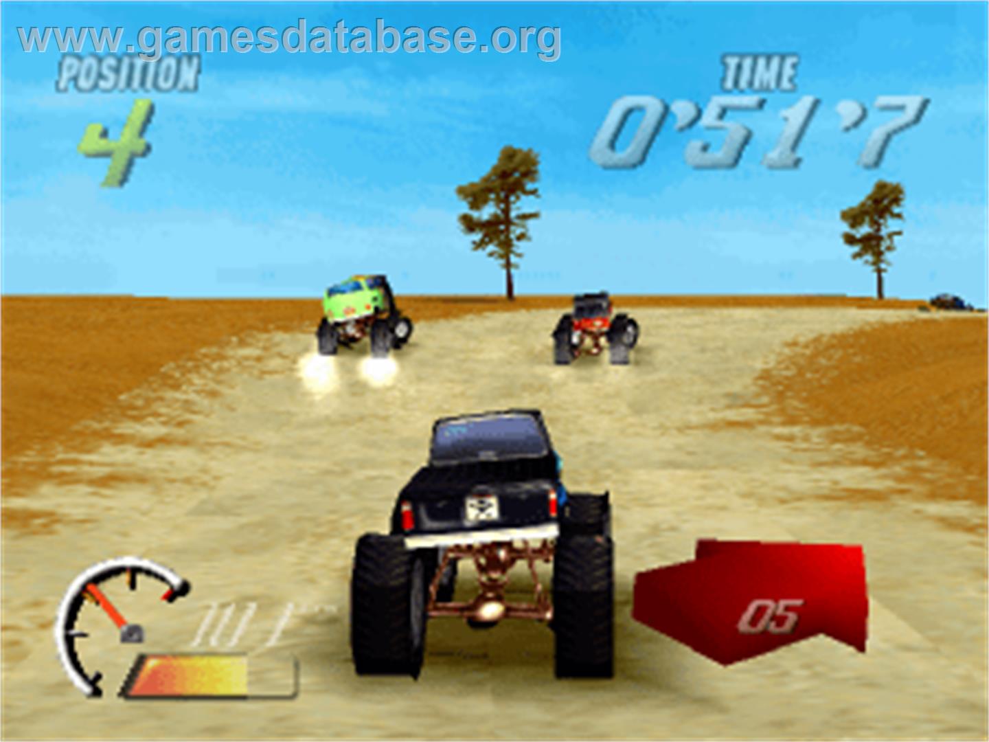 Thunder Truck Rally - Sony Playstation - Artwork - In Game