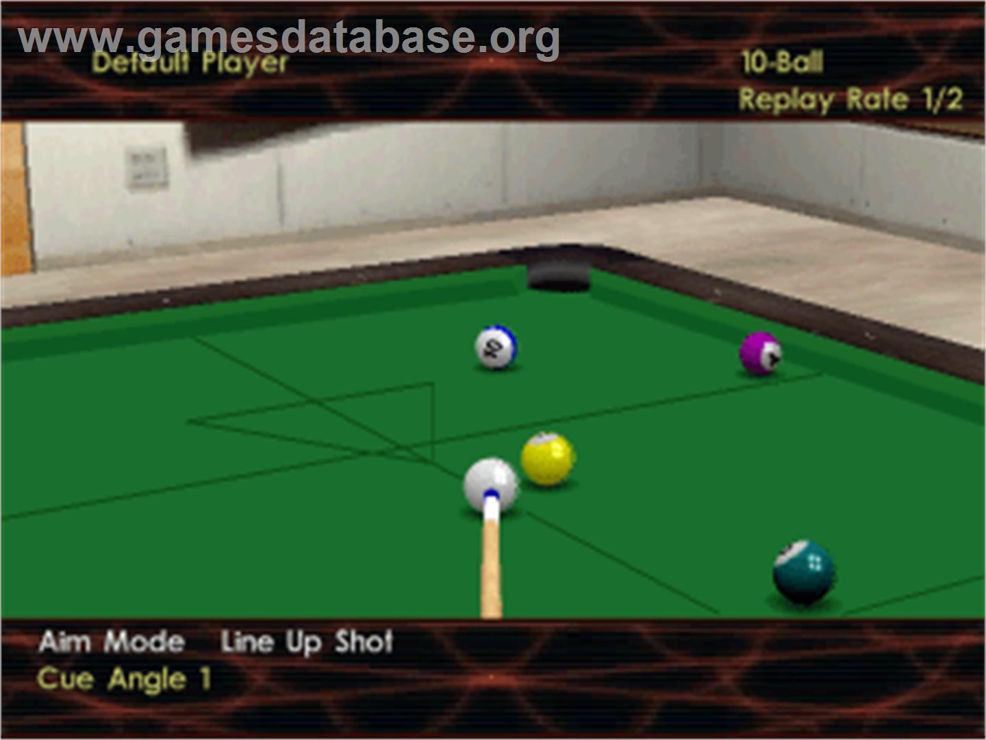 Virtual Pool 3 - Sony Playstation - Artwork - In Game