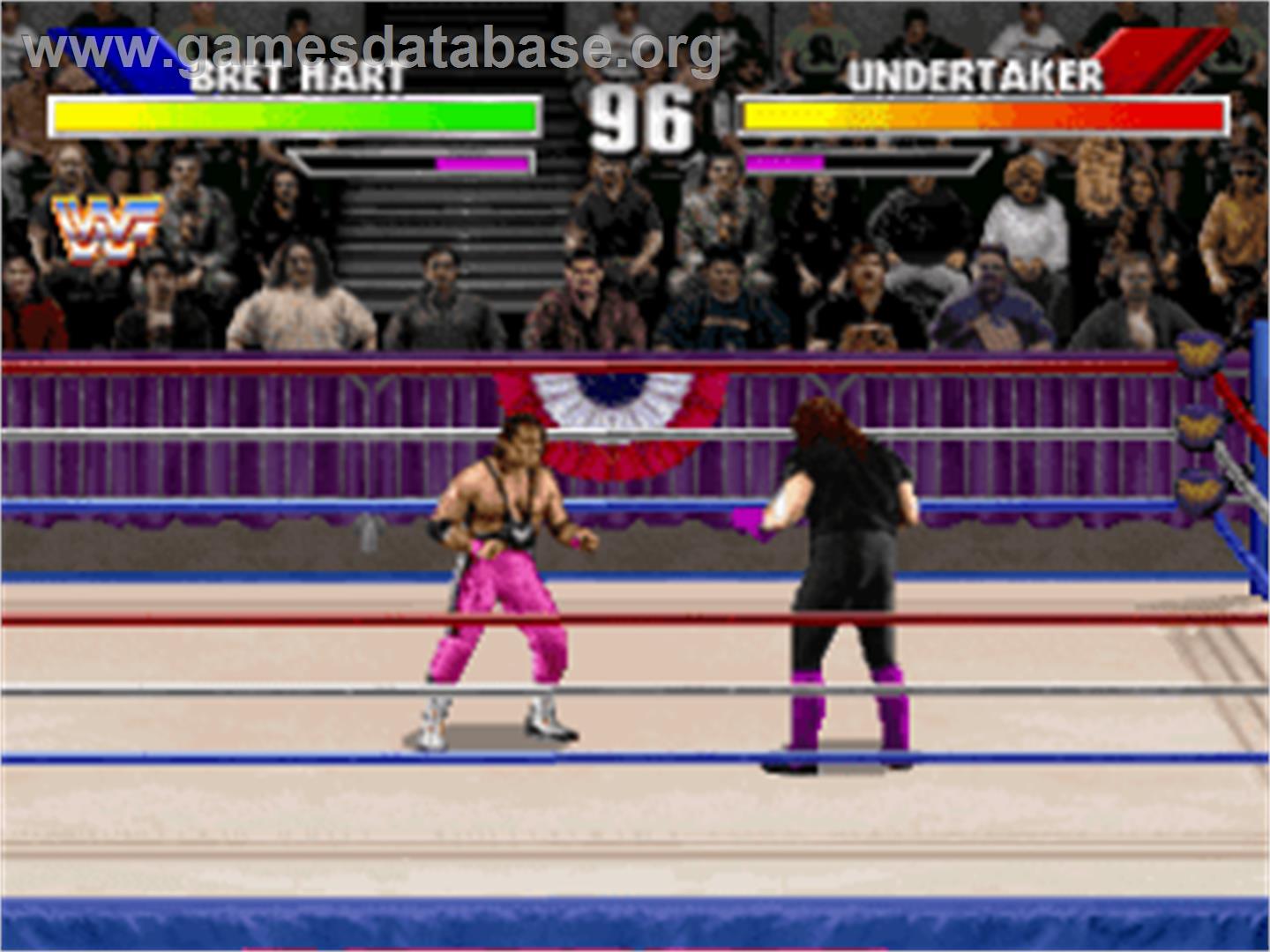 WWF Wrestlemania: The Arcade Game - Sony Playstation - Artwork - In Game