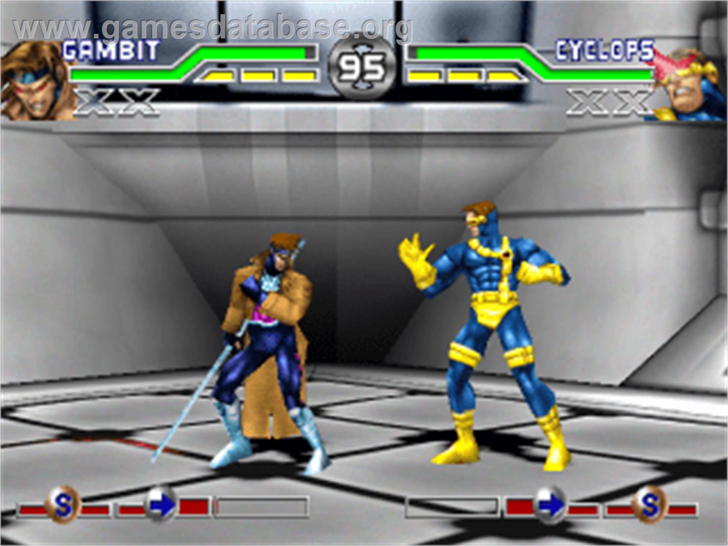 X-Men: Mutant Academy - Sony Playstation - Artwork - In Game
