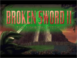 Title screen of Broken Sword 2: The Smoking Mirror on the Sony Playstation.