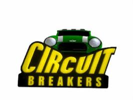 Title screen of Circuit Breakers on the Sony Playstation.