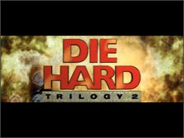 Title screen of Die Hard Trilogy 2: Viva Las Vegas on the Sony Playstation.