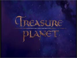 Title screen of Disney's Treasure Planet on the Sony Playstation.