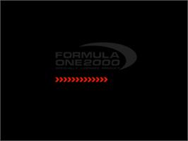 Title screen of Formula One 2000 on the Sony Playstation.