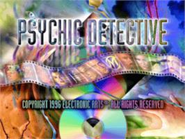 Title screen of Psychic Detective on the Sony Playstation.