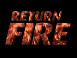 Title screen of Return Fire on the Sony Playstation.
