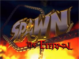 Title screen of Spawn: The Eternal on the Sony Playstation.