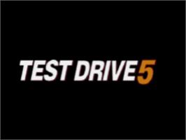 Title screen of Test Drive 5 on the Sony Playstation.