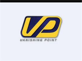 Title screen of Vanishing Point on the Sony Playstation.