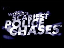 Title screen of World's Scariest Police Chases on the Sony Playstation.