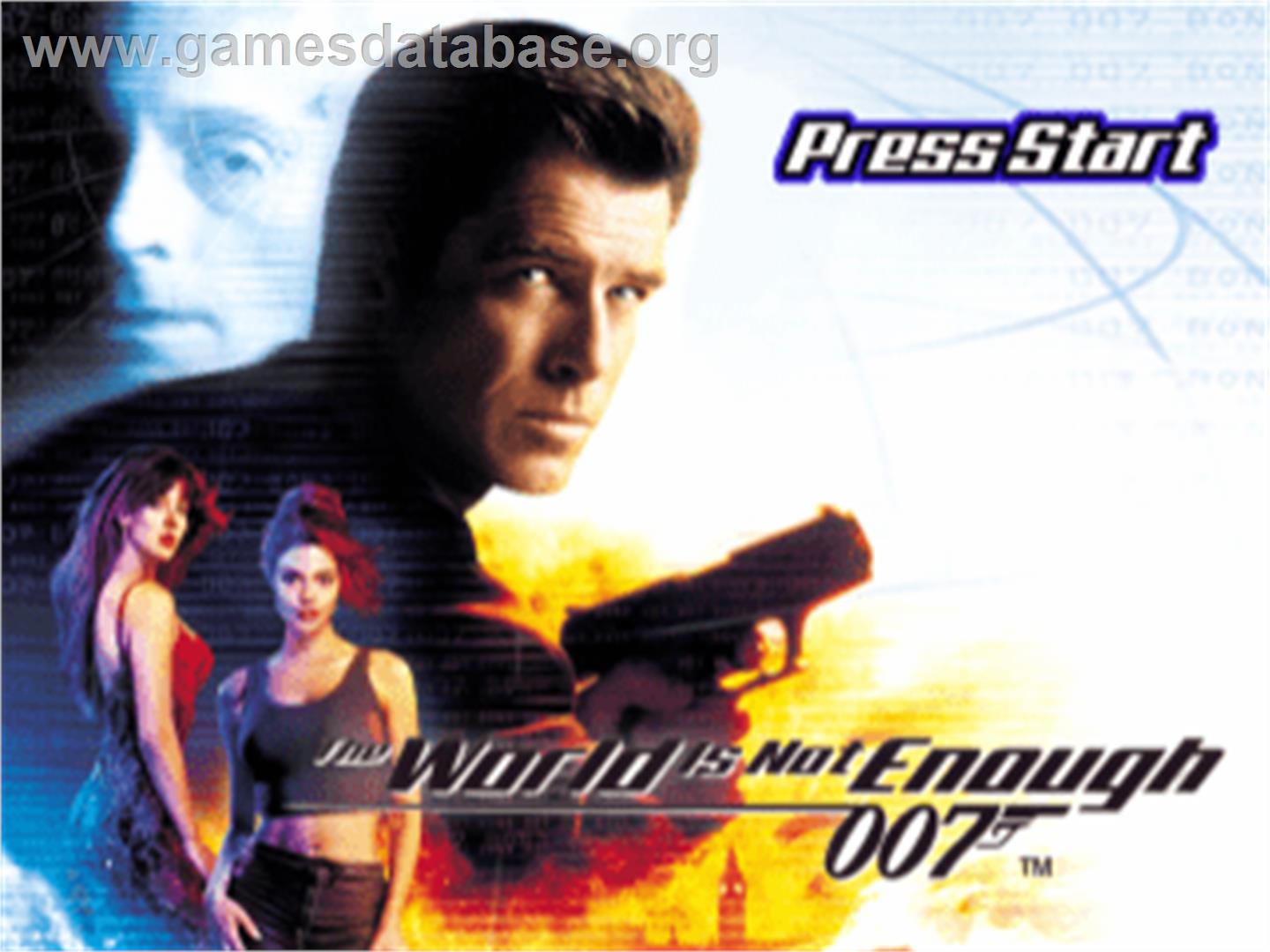 007: The World is Not Enough - Sony Playstation - Artwork - Title Screen