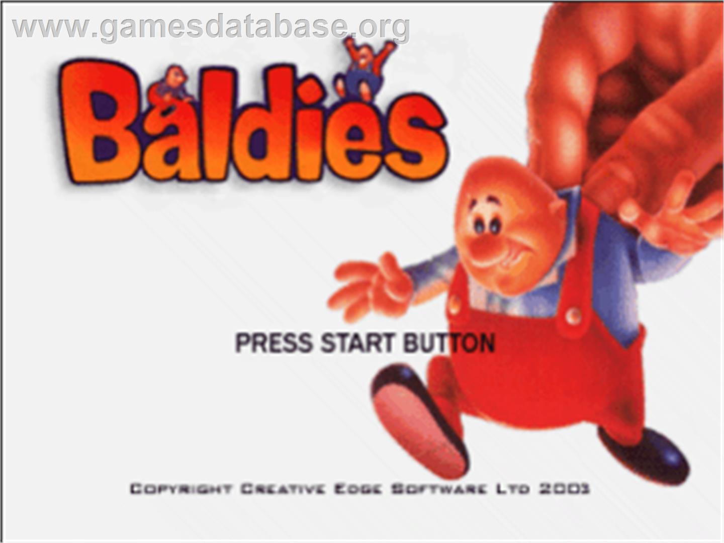 Baldies - Sony Playstation - Artwork - Title Screen