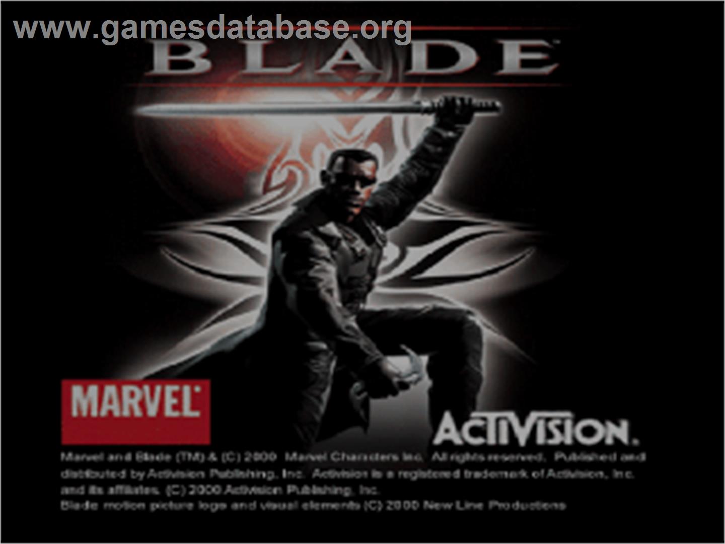 Blade - Sony Playstation - Artwork - Title Screen