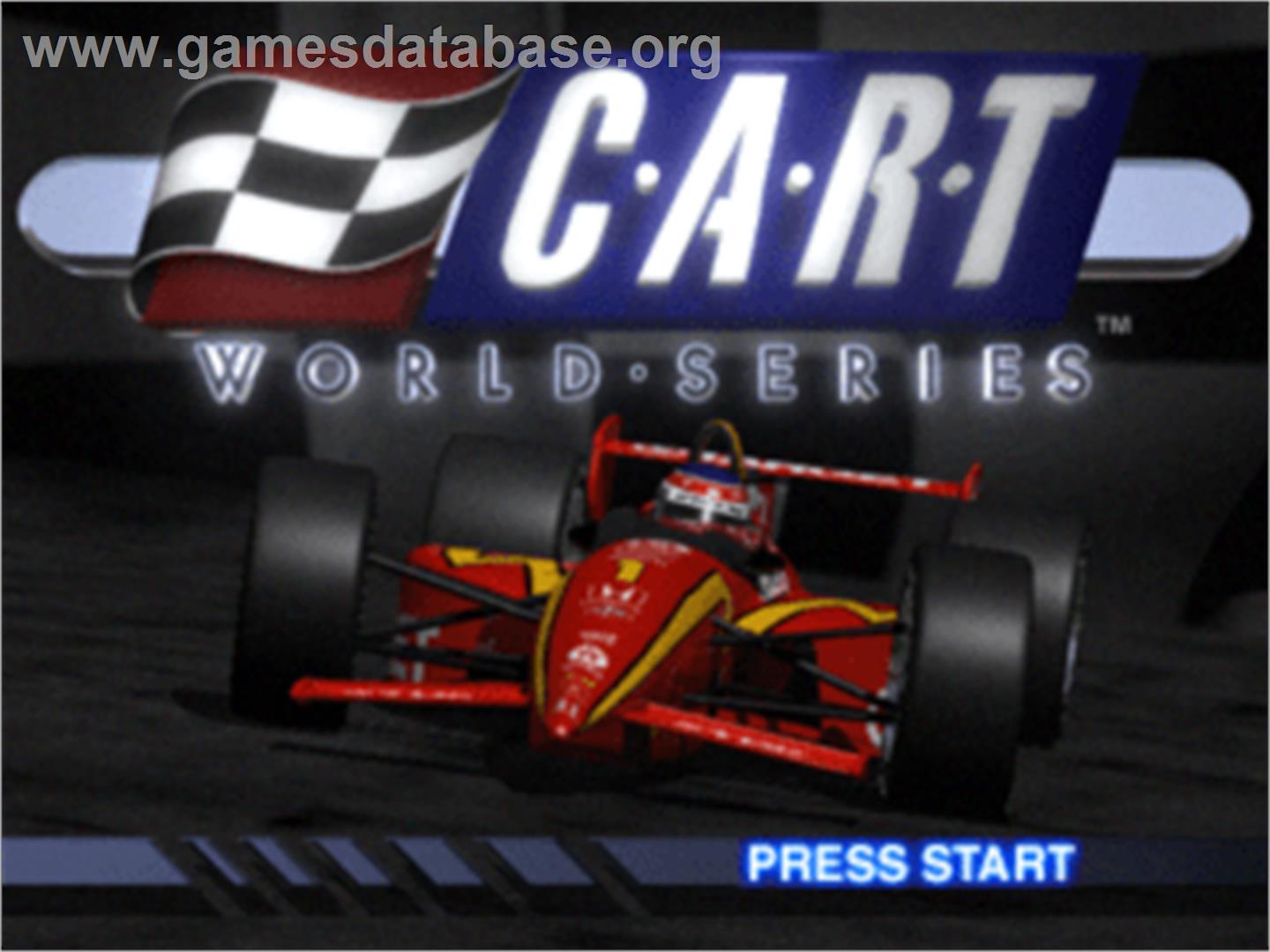 CART World Series - Sony Playstation - Artwork - Title Screen