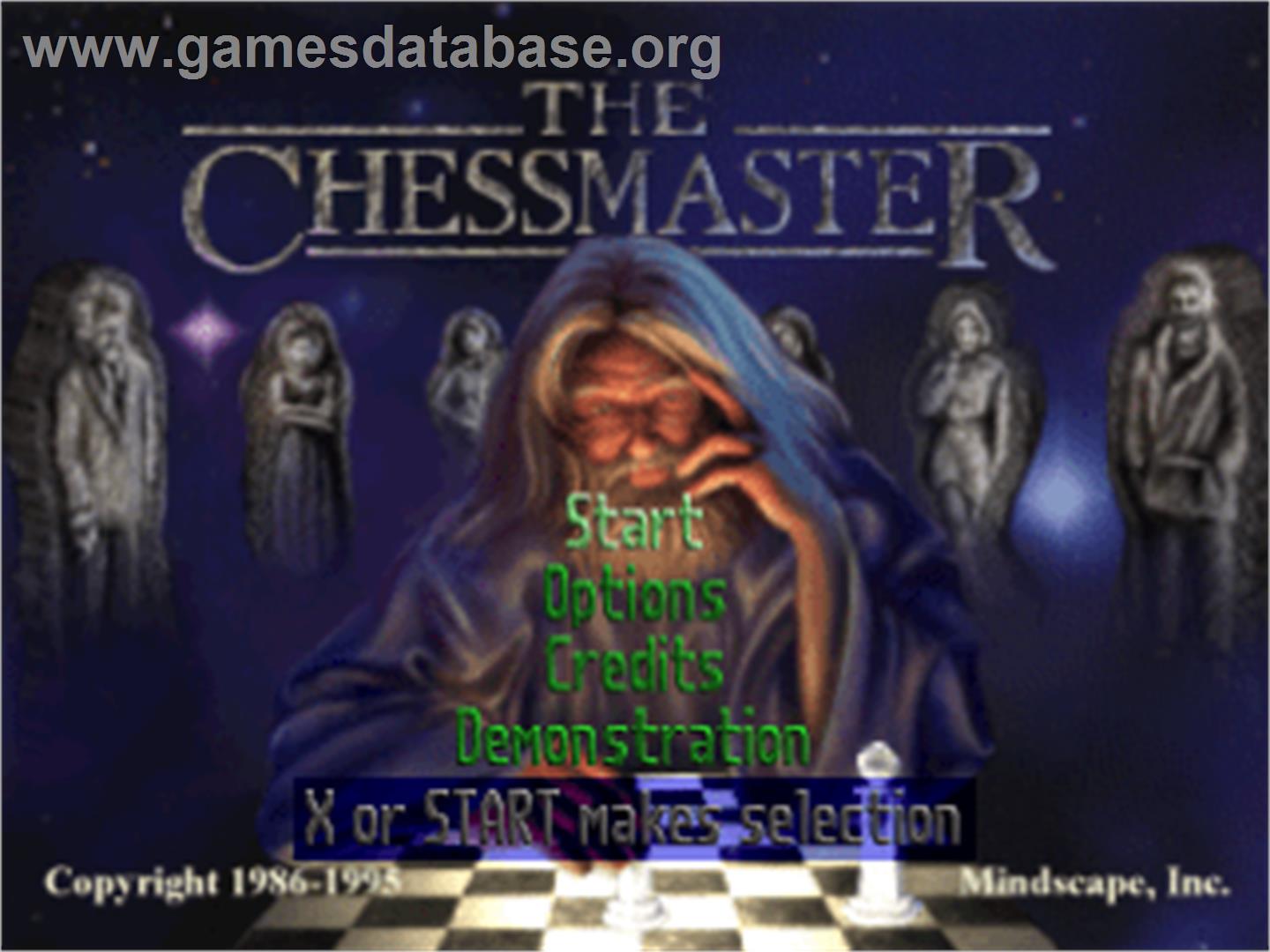 Chessmaster 3-D - Sony Playstation - Artwork - Title Screen