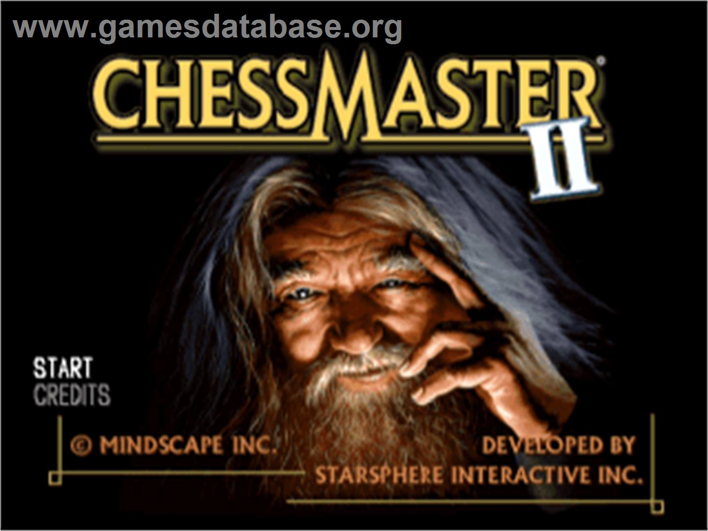 Chessmaster II - Sony Playstation - Artwork - Title Screen