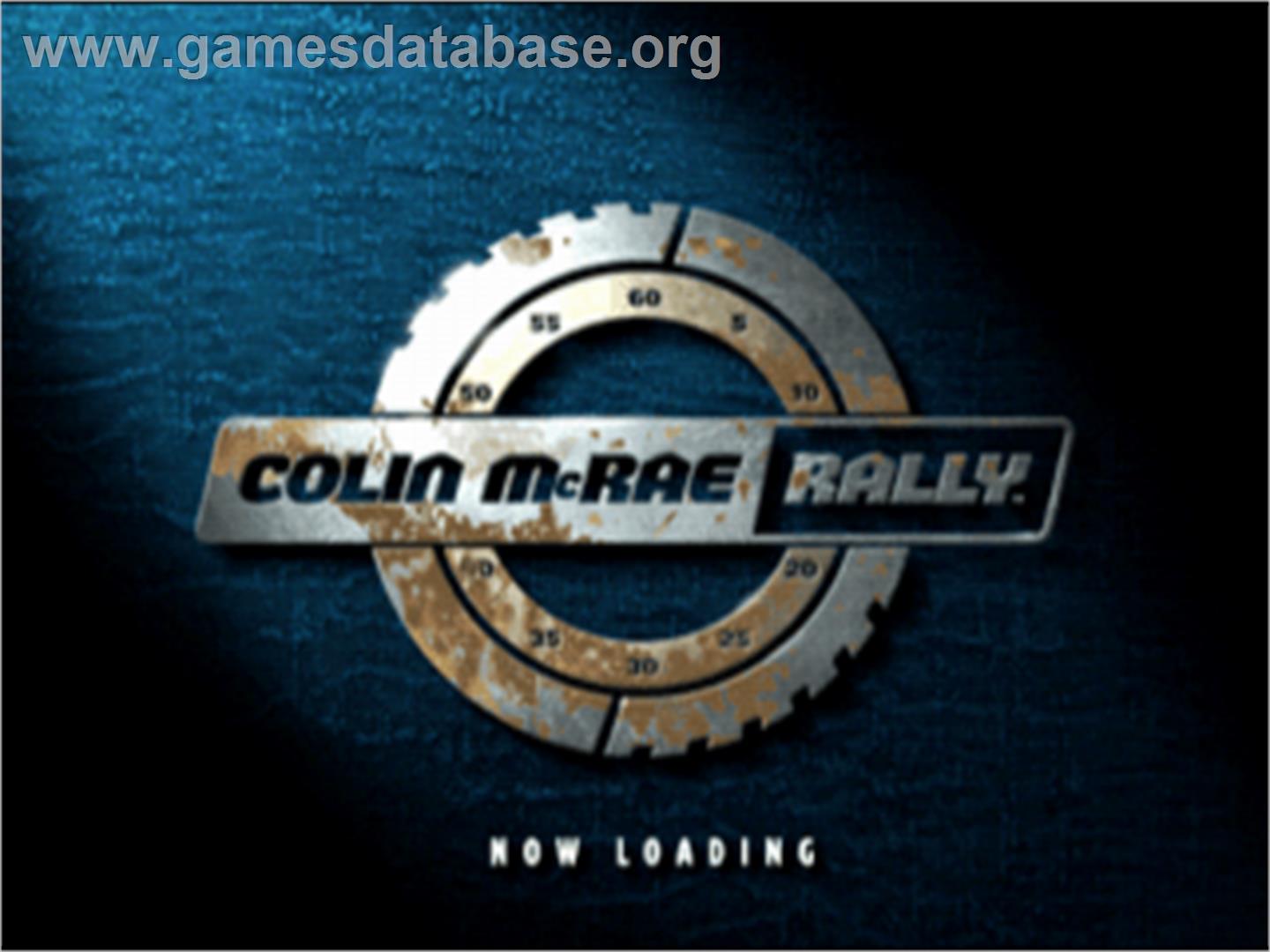 Colin McRae Rally - Sony Playstation - Artwork - Title Screen