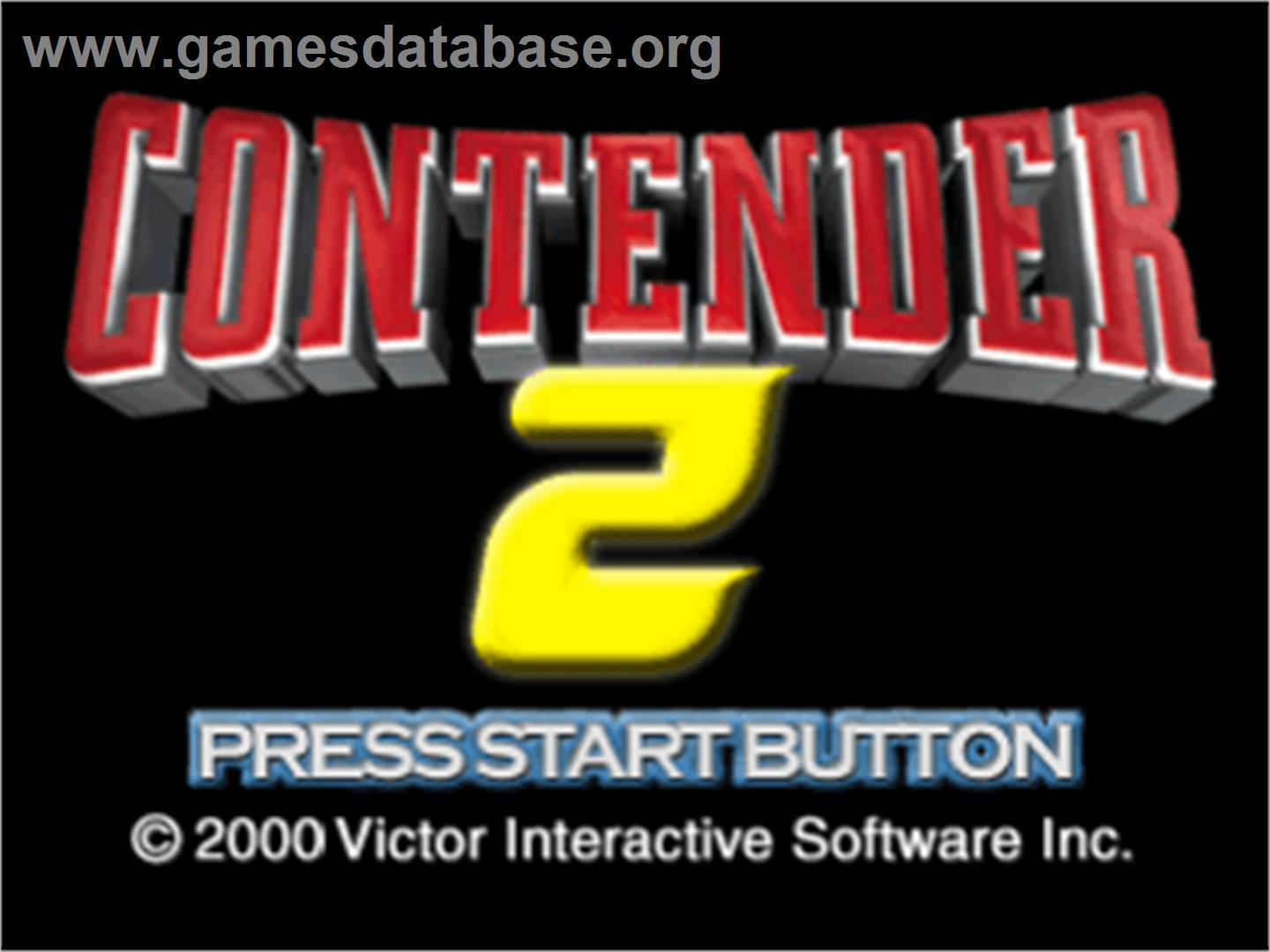 Contender 2 - Sony Playstation - Artwork - Title Screen