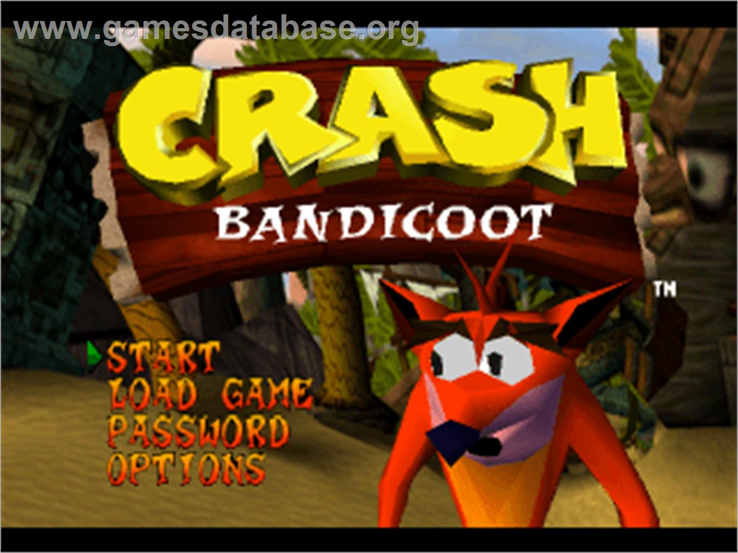 Crash Bandicoot (Collector's Edition) - Sony Playstation - Artwork - Title Screen
