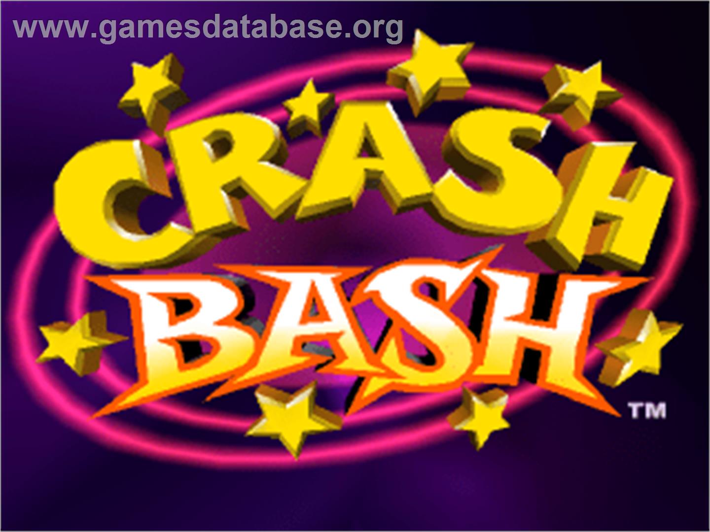 Crash Bash - Sony Playstation - Artwork - Title Screen