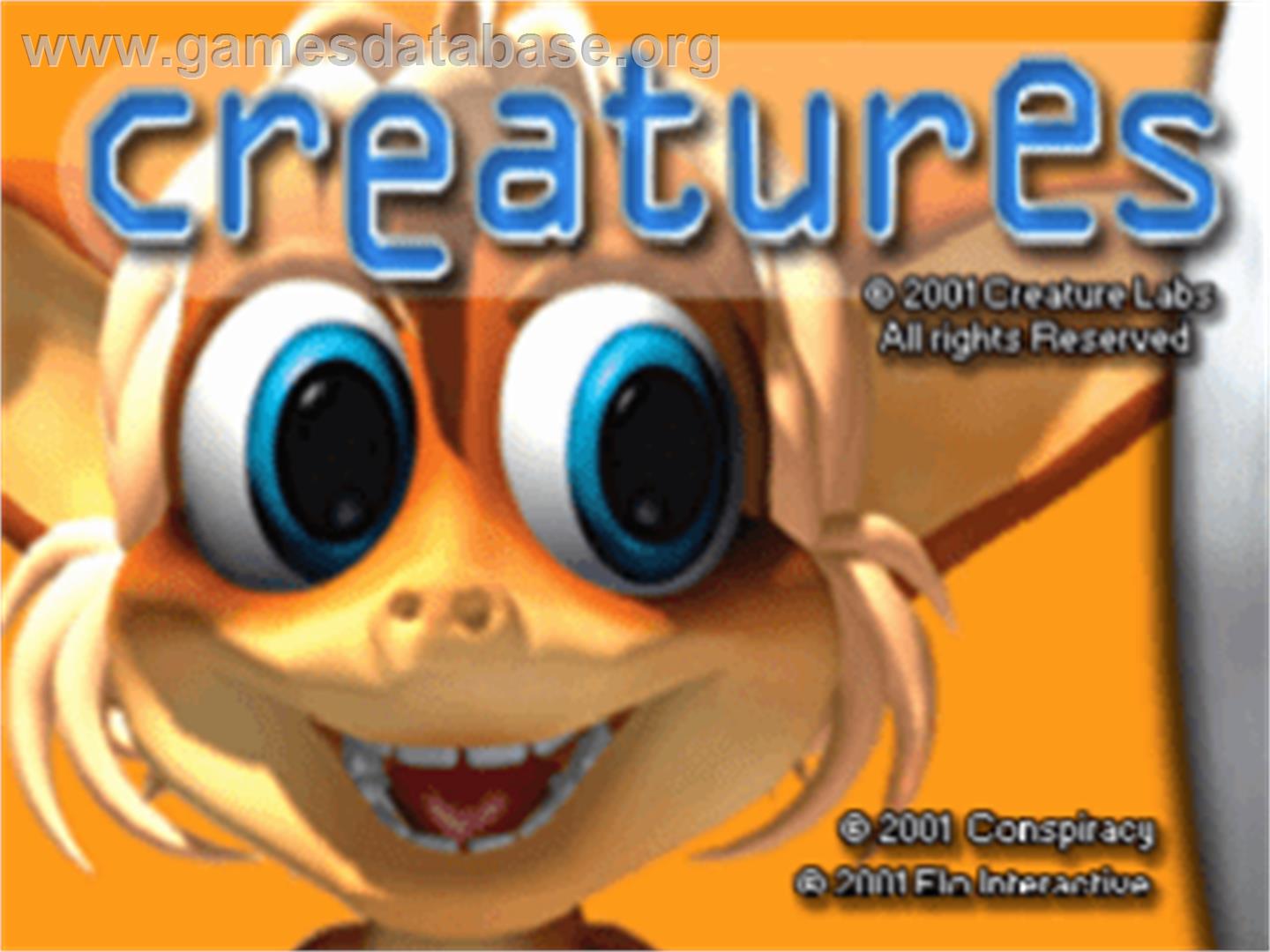 Creatures - Sony Playstation - Artwork - Title Screen