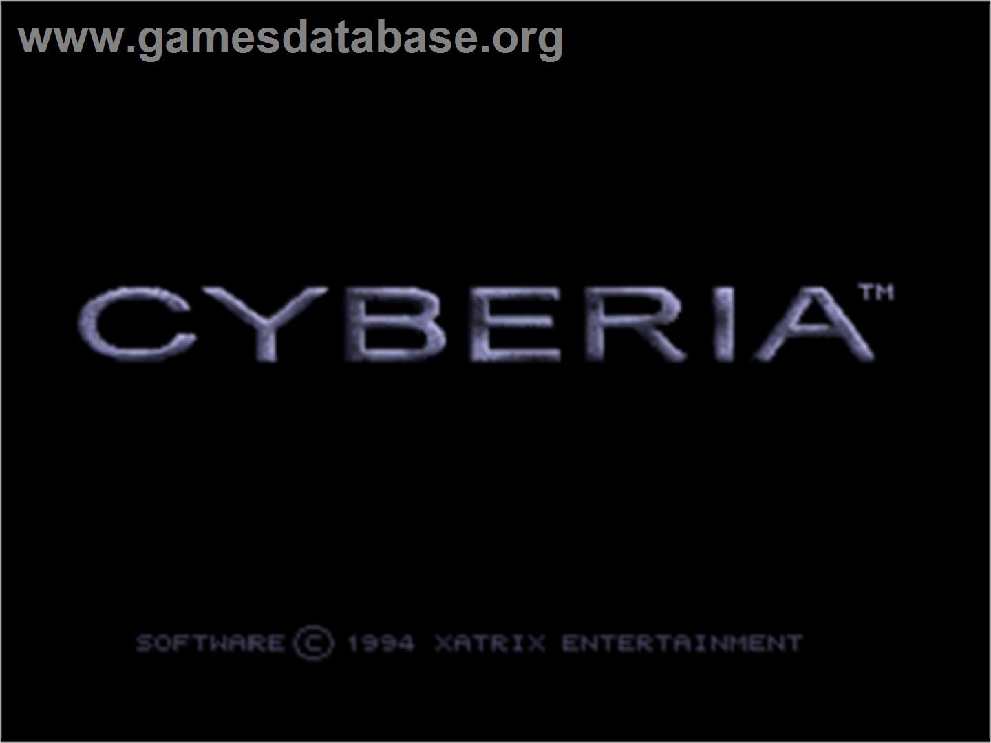 Cyberia - Sony Playstation - Artwork - Title Screen