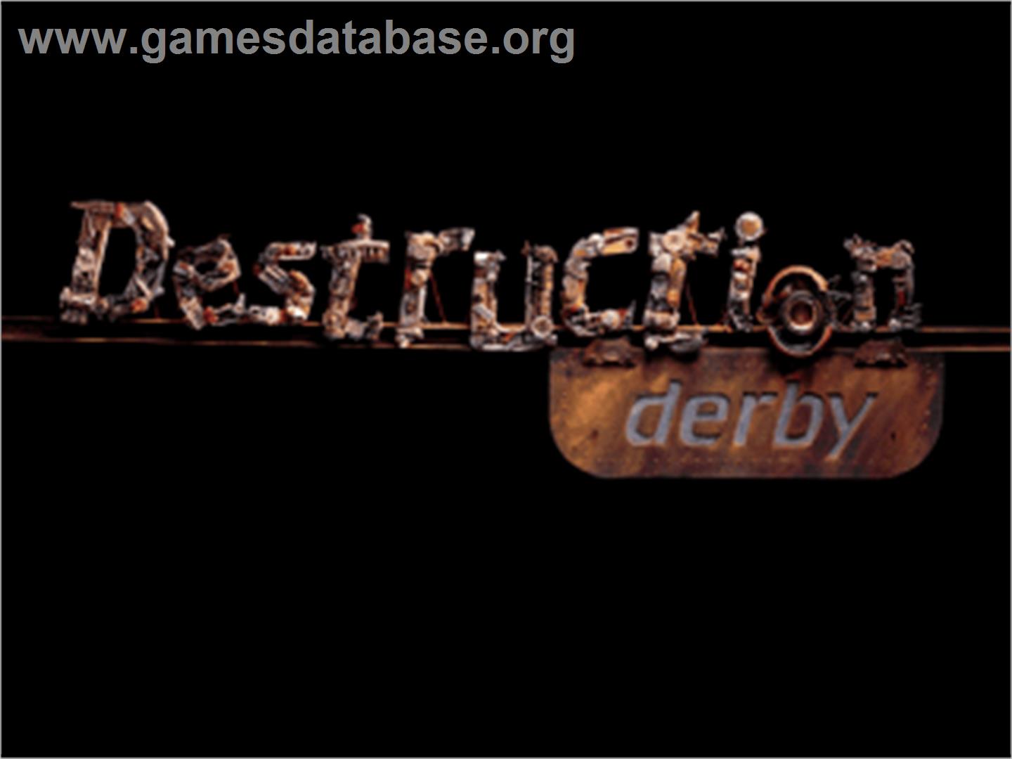 Destruction Derby - Sony Playstation - Artwork - Title Screen