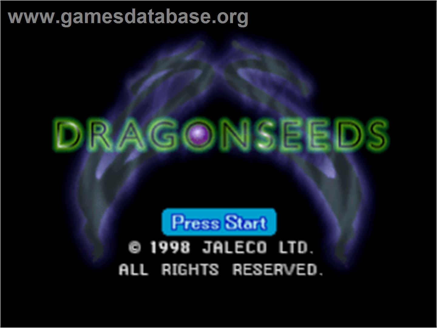 Dragon Seeds - Sony Playstation - Artwork - Title Screen