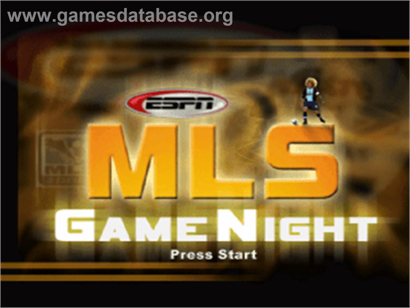 ESPN MLS GameNight - Sony Playstation - Artwork - Title Screen