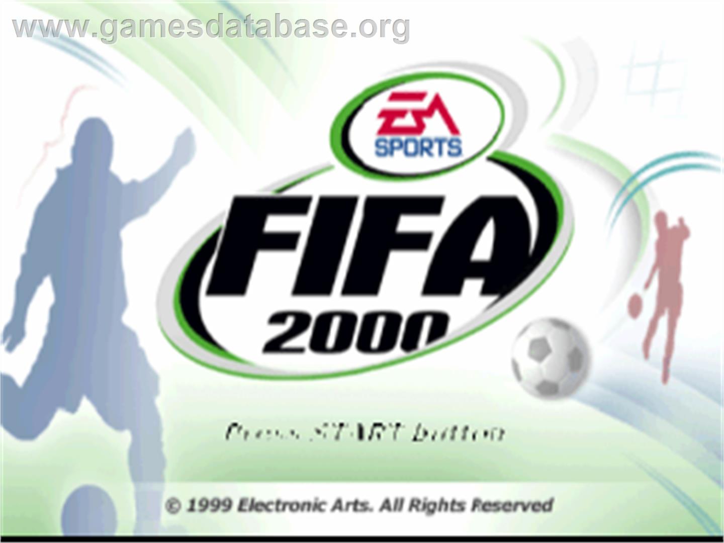 FIFA 2000: Major League Soccer - Sony Playstation - Artwork - Title Screen