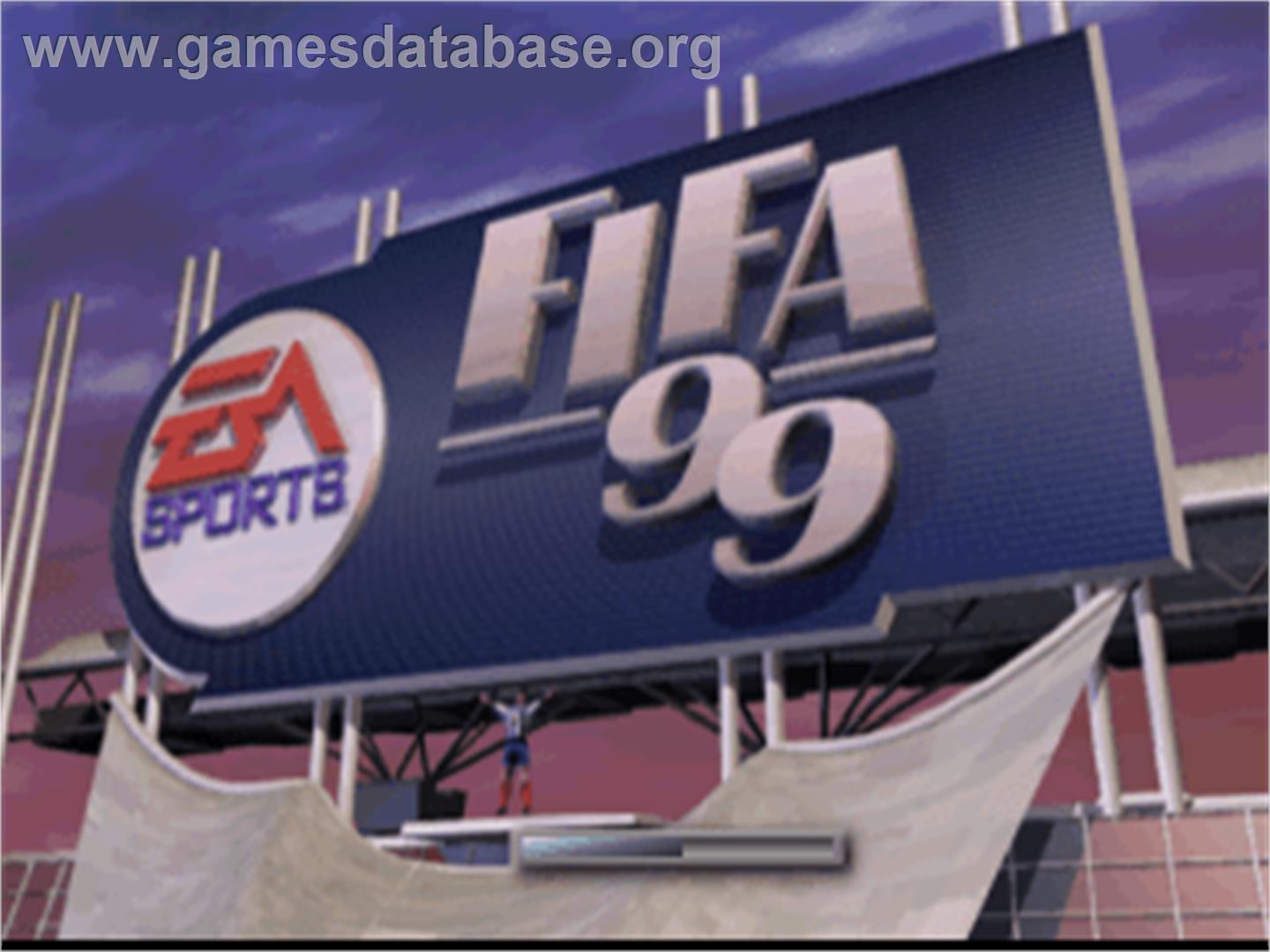 FIFA 99 - Sony Playstation - Artwork - Title Screen