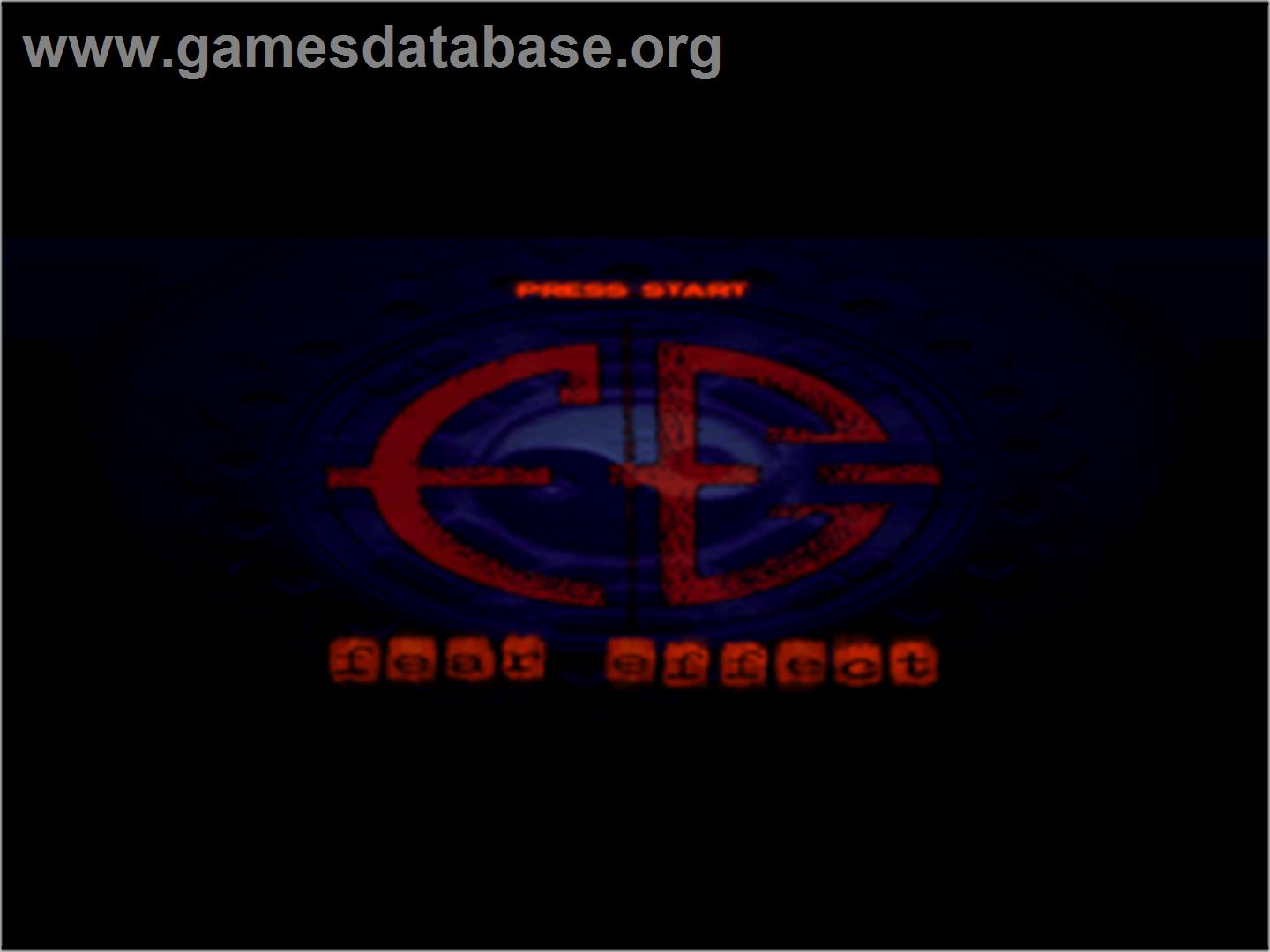 Fear Effect - Sony Playstation - Artwork - Title Screen