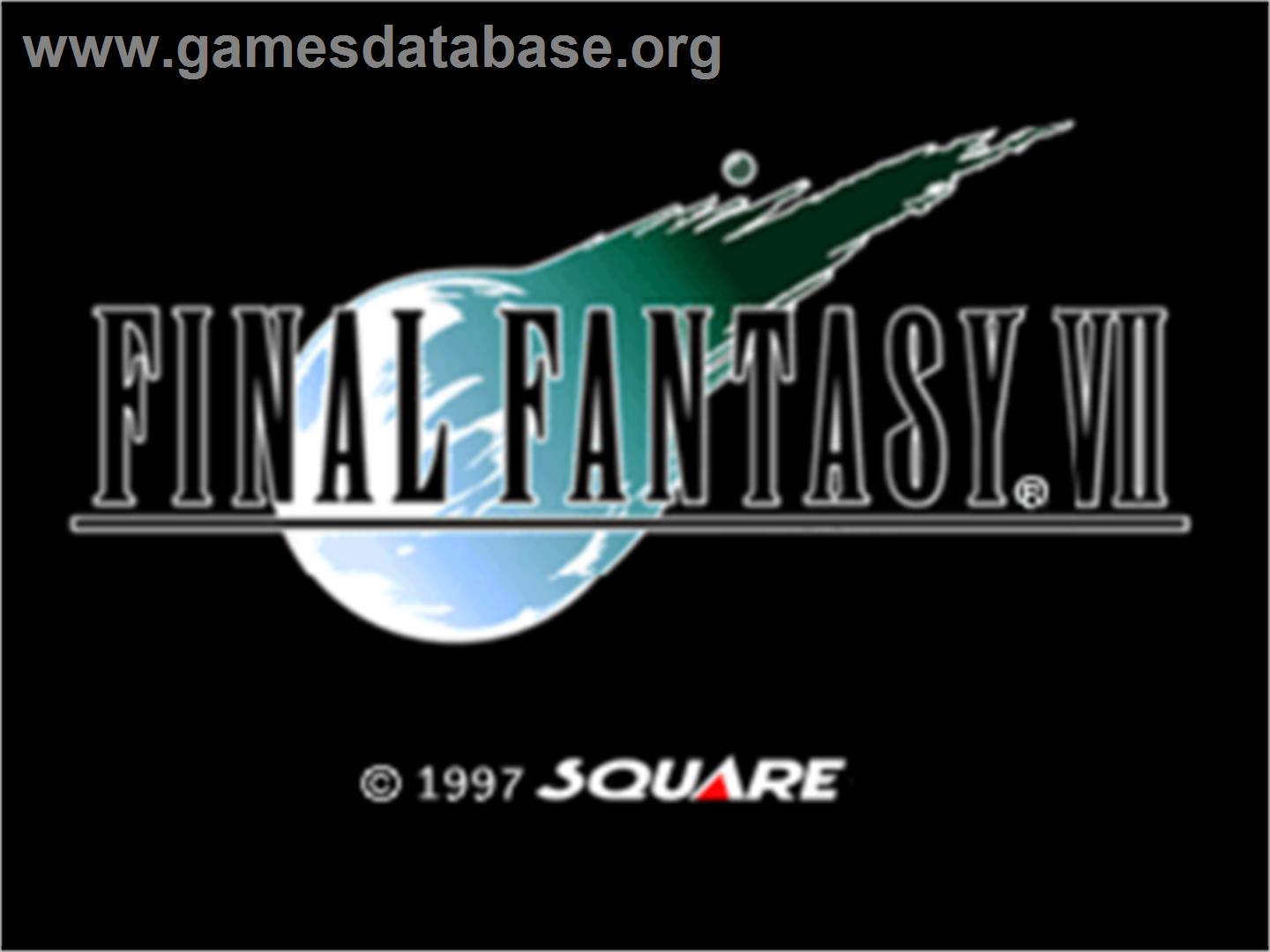 Final Fantasy VII - Sony Playstation - Artwork - Title Screen