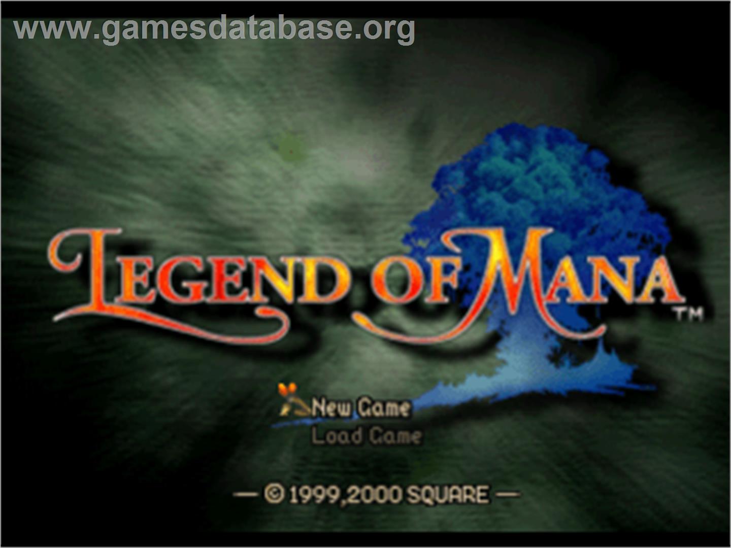Legend of Mana - Sony Playstation - Artwork - Title Screen