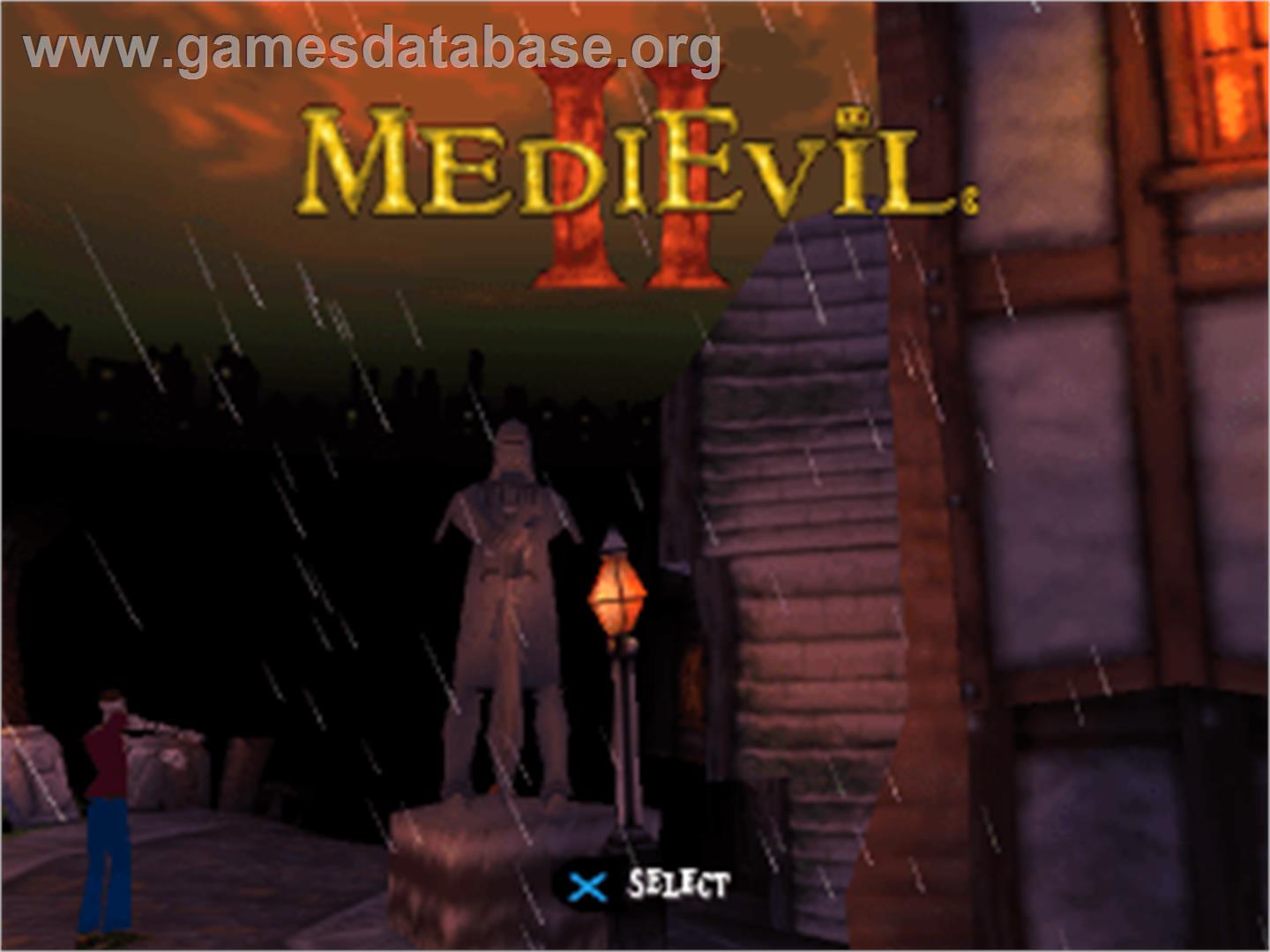 MediEvil II - Sony Playstation - Artwork - Title Screen