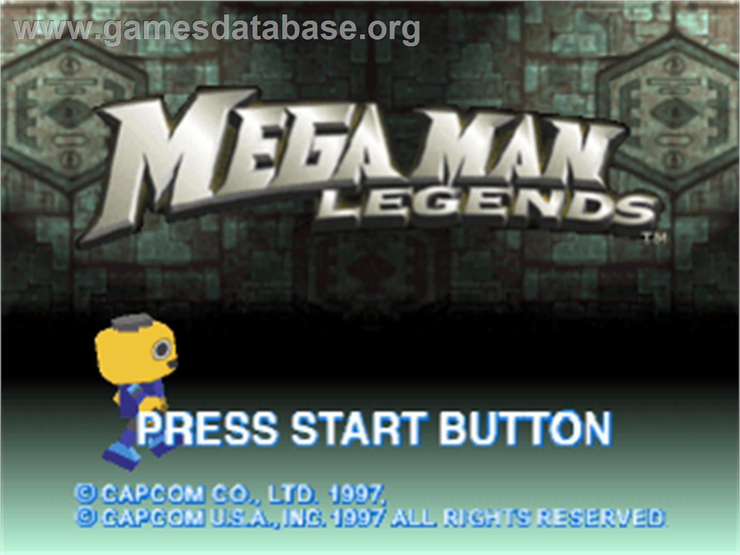 Mega Man Legends - Sony Playstation - Artwork - Title Screen