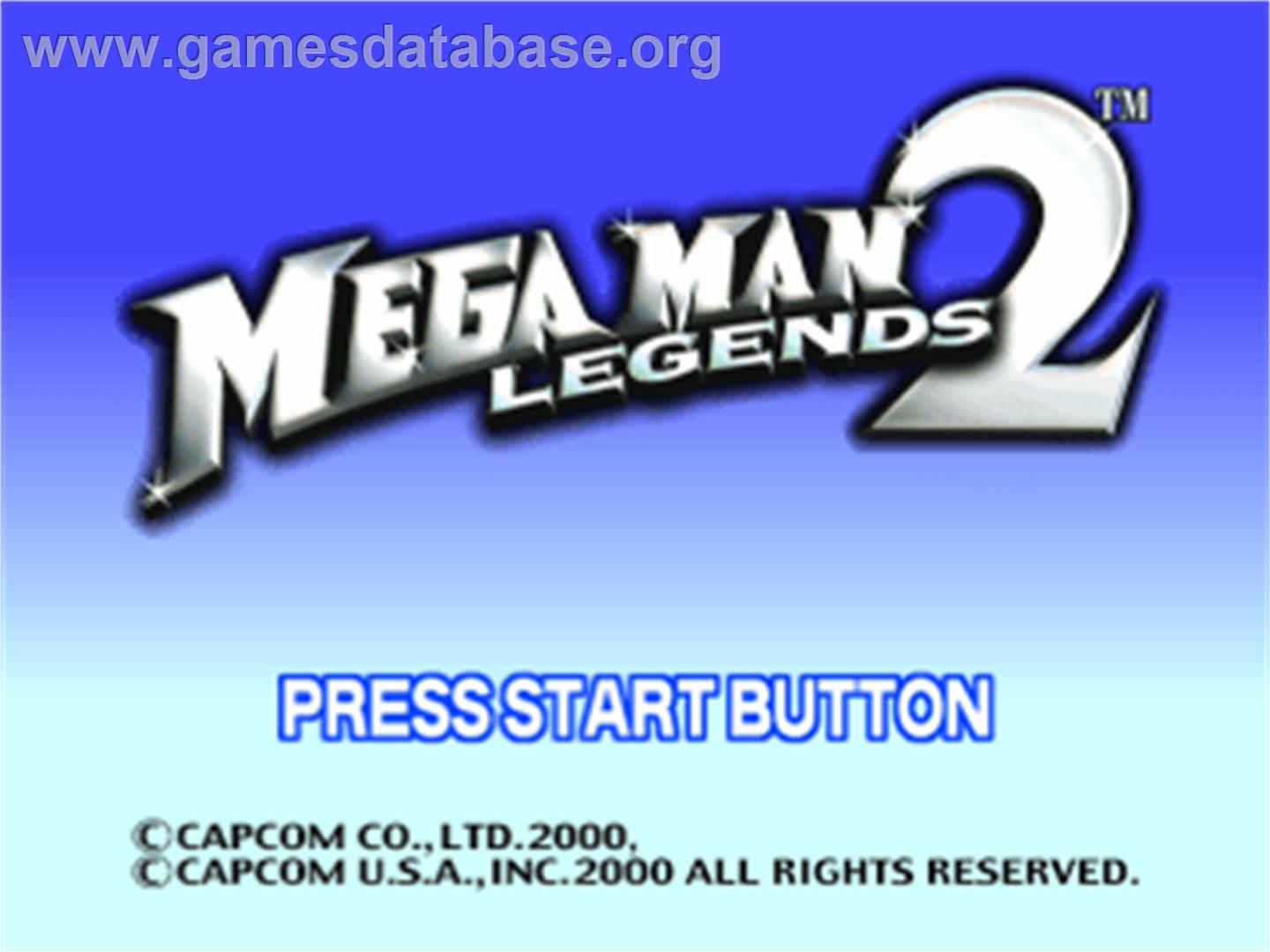 Mega Man Legends 2 - Sony Playstation - Artwork - Title Screen