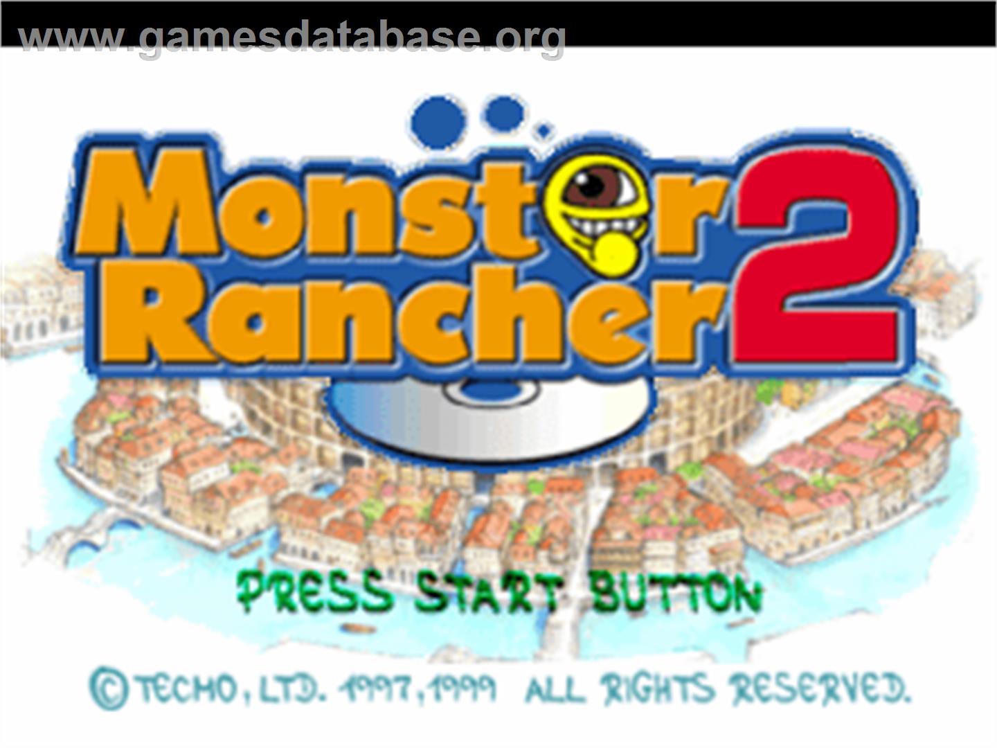 Monster Rancher 2 - Sony Playstation - Artwork - Title Screen