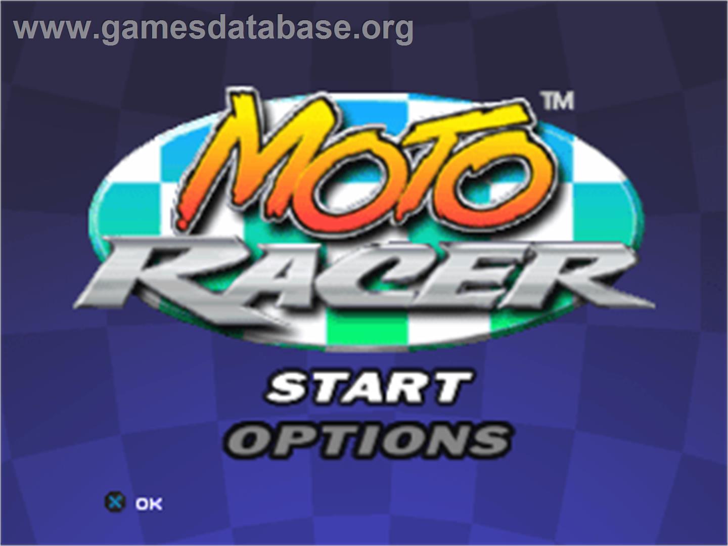 Moto Racer - Sony Playstation - Artwork - Title Screen